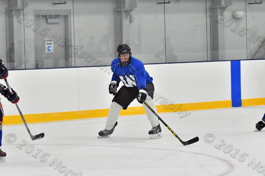 Wheaton College Men\'s Ice Hockey vs Middlesex Community College. - Photo By: KEITH NORDSTROM